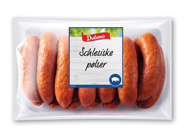 Knæk- eller schlesiske pølser