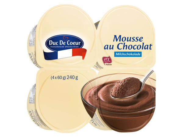 DUC DE COEUR Mousse au Chocolat