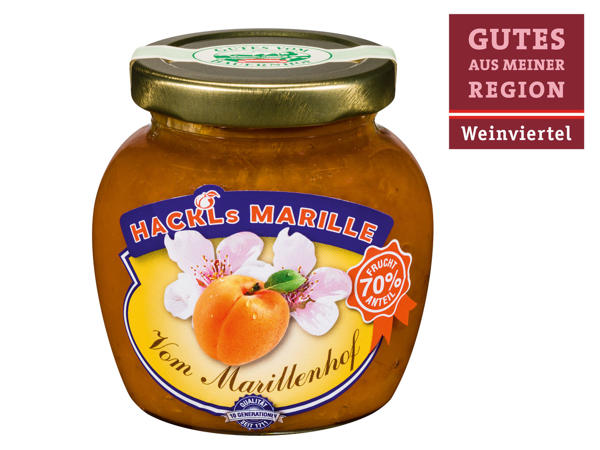 GUTES AUS MEINER REGION Hackl's Marillen Leichtkonfitüre