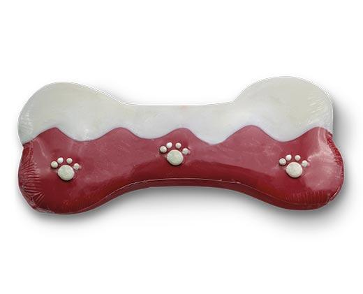 Heart to Tail 
 Large Frosted Dog Bone