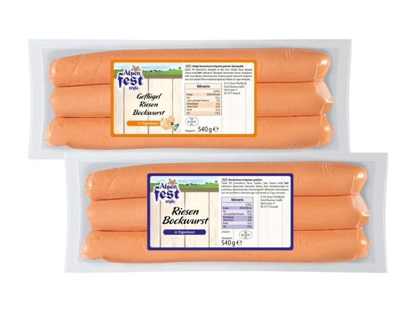Riesen­bockwurst