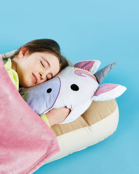 Children's Unicorn Cushion & Blanket