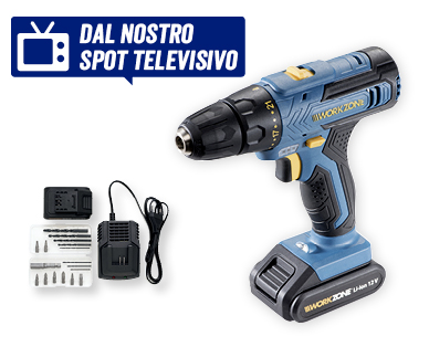Avvitatore a percussione con batteria agli ioni di litio da 12V WORKZONE(R)