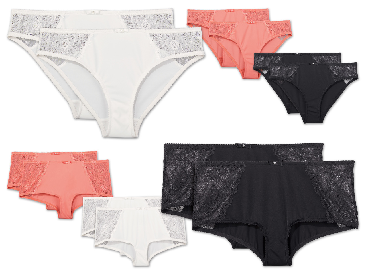 ESMARA LINGERIE(R) Damen Slip oder Panty, 2 Stück1