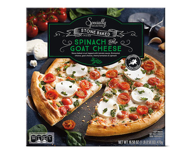 Specially Selected Stone Baked Spinach & Goat Cheese Pizza