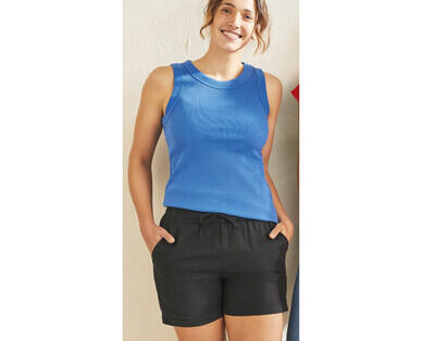Linen Blend Shorts