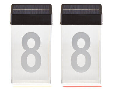 Solar House Numbers