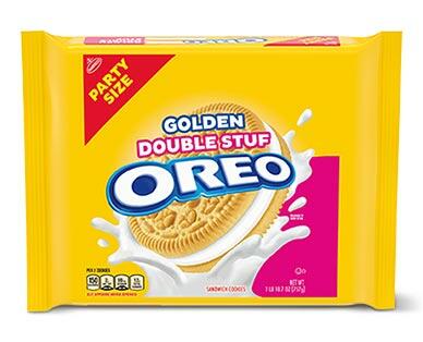 Nabisco 
 Party Size Oreo Golden Double Stuf or Mint