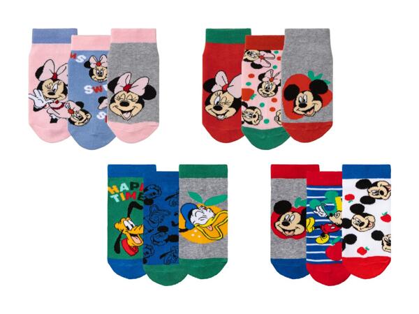 Socquettes Disney, 3 paires