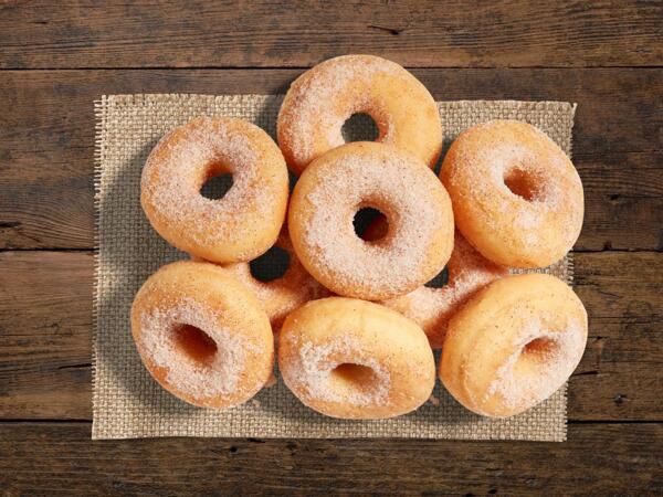 Mini donuts cannelle et sucre, lot de 9