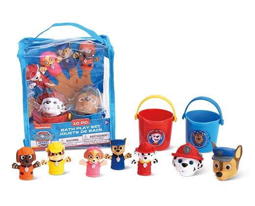 Ginsey Licensed 10pc Bath Toy Set Assorted