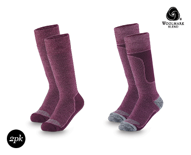 Adult's Wool Rich Hiking Socks 2pk