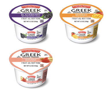 Friendly Farms Fruit on the Bottom Greek Lowfat Yogurt