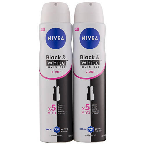 Nivea Invisible Black & White APD 2 x 150g/151g
