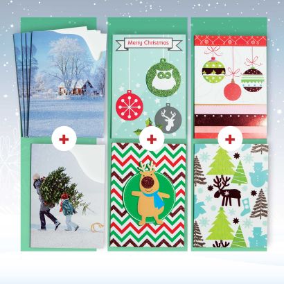 Cartes de Noël de luxe