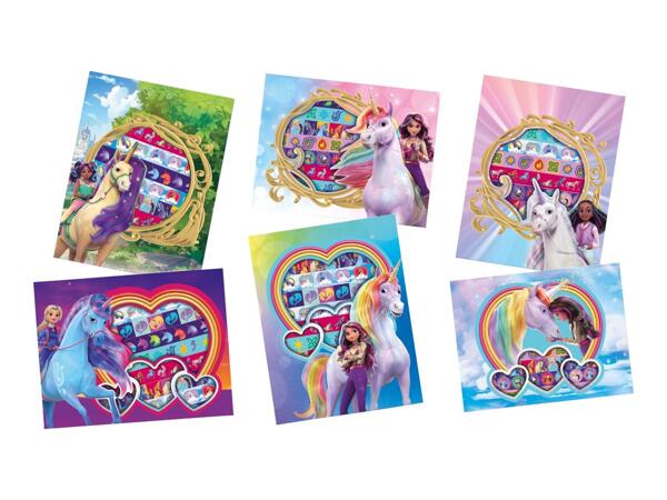 Unicorn Academy Tape Art Cards