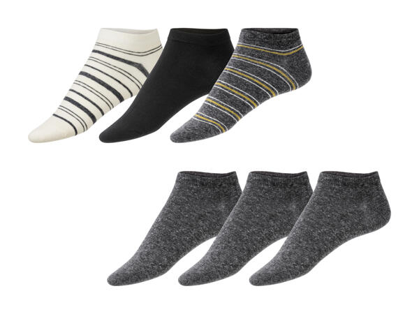 Socquettes en lin, 3 paires