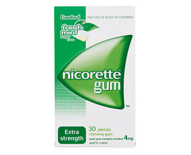 Nicorette Freshmint Gum 30pk/4g