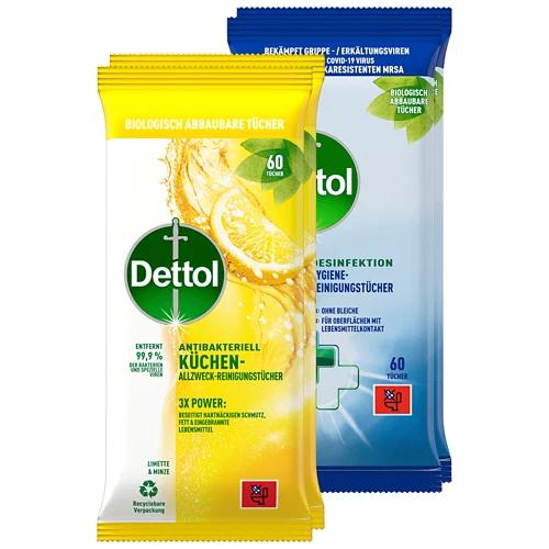 DETTOL Lingettes nettoyantes multi-usages