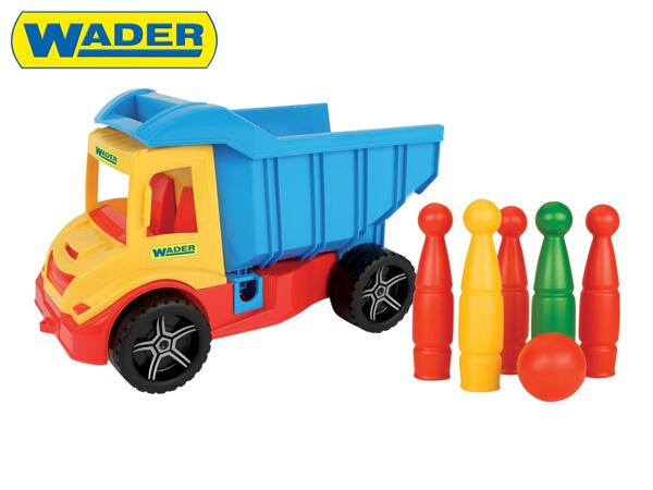 Wader Toy Vehicle - Truck with Bowling Game
