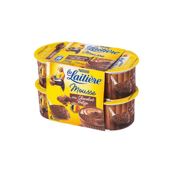 LA LAITIÈRE(R) 				Chocomousse, 4 st.