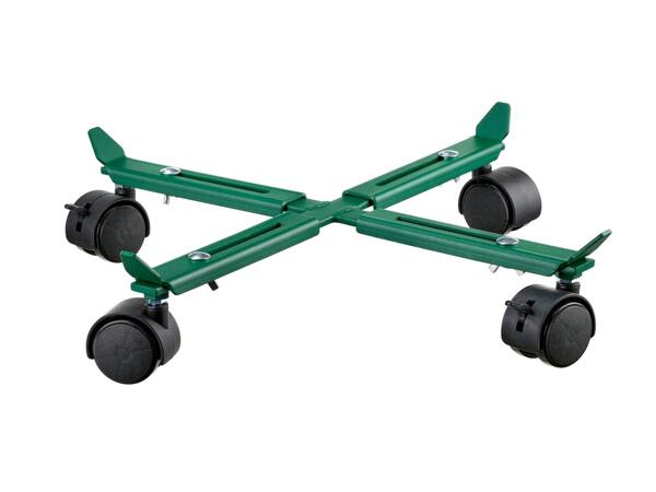 Adjustable plant roller with castors