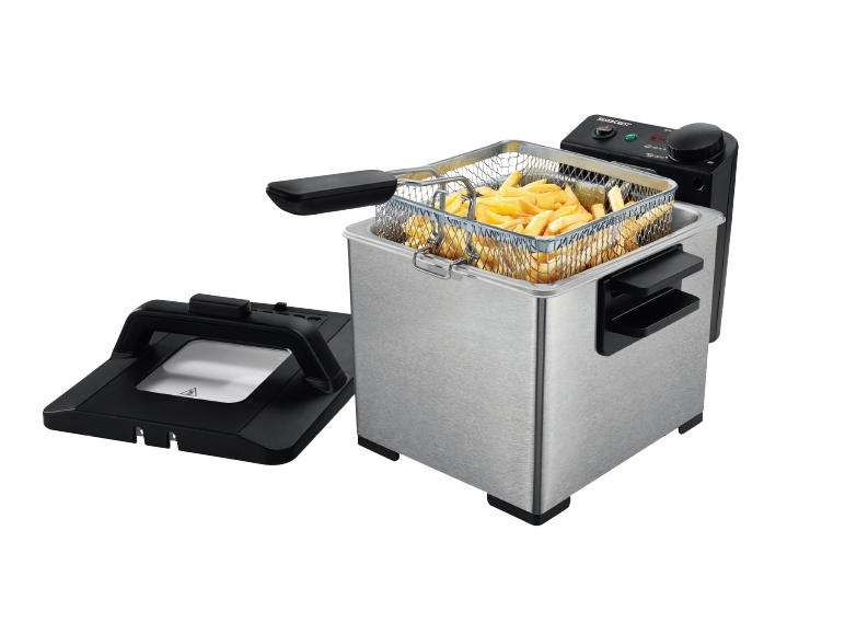 Friteuse met koude zone