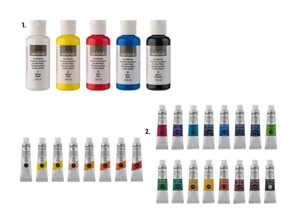 Assortiment de peinture