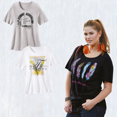 T-Shirt mit Druck für Damen