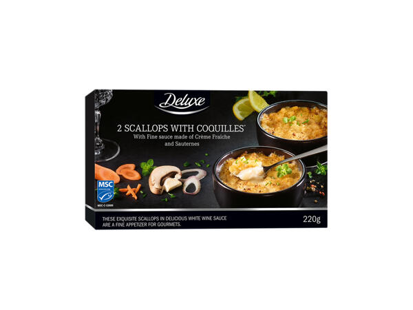 Scallops with Coquilles