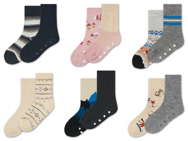 Kleinkinder/Kinder ABS-Socken, 2 Paar