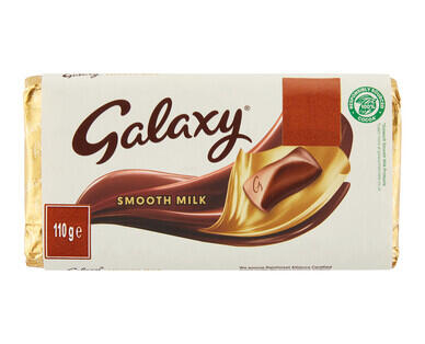 Galaxy Smooth Chocolate Blocks – Milk 110g, Orange 110g or Caramel 135g