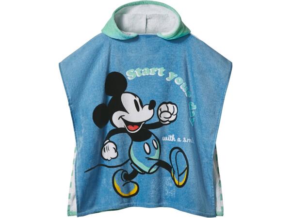 Kids' Towelling Poncho "Minnie Mouse, Mickey Mouse, Peanuts, Stitch"