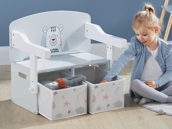 2-in-1 Kinder-Sitzbank