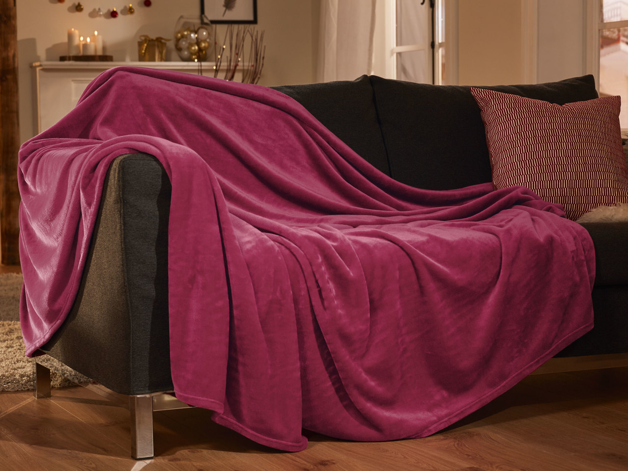 MERADISO(R) Luxus-Kuscheldecke