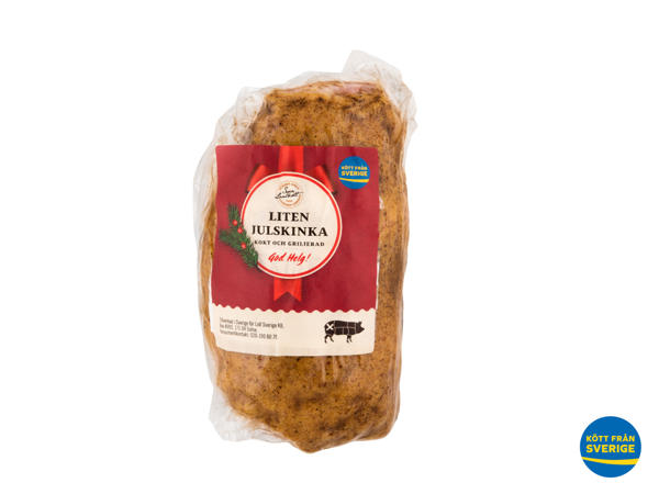 Liten julskinka, griljerad