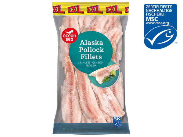 MSC Alaska Seelachsfilet natur 1100 g
