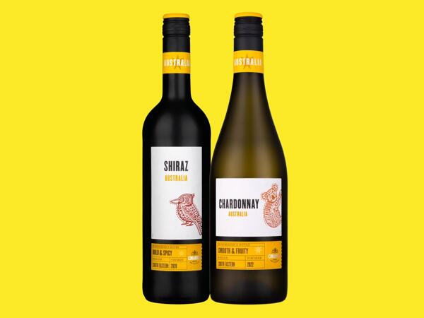 SHIRAZ AUSTRÁLIE/CHARDONNAY