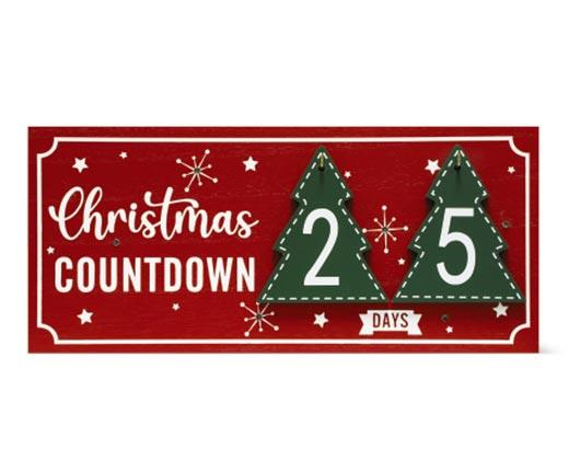 Merry Moments 
 LED Holiday Countdown Sign