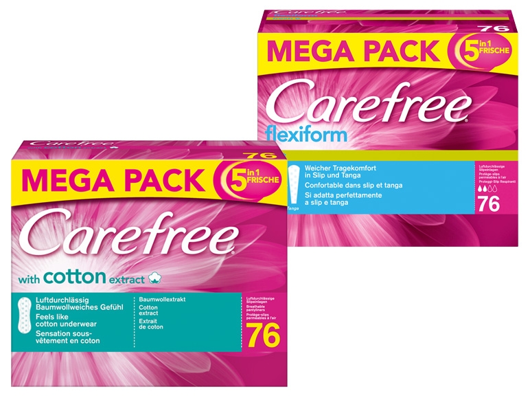 CAREFREE Slipeinlagen Megapack