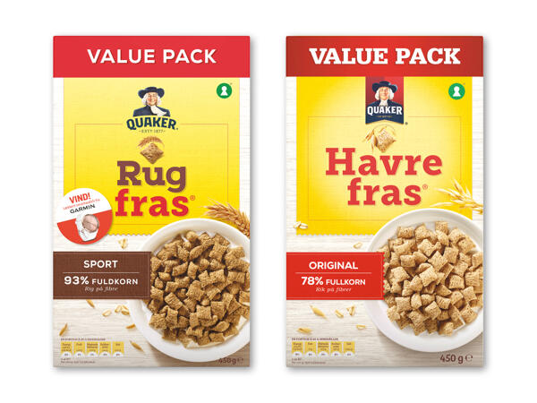 Quaker havre- eller rugfras