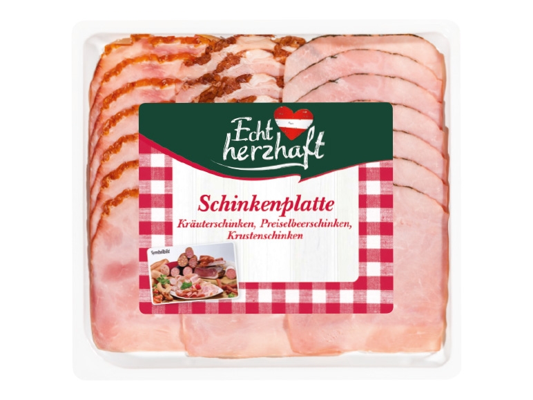 ECHT HERZHAFT Schinkenplatte