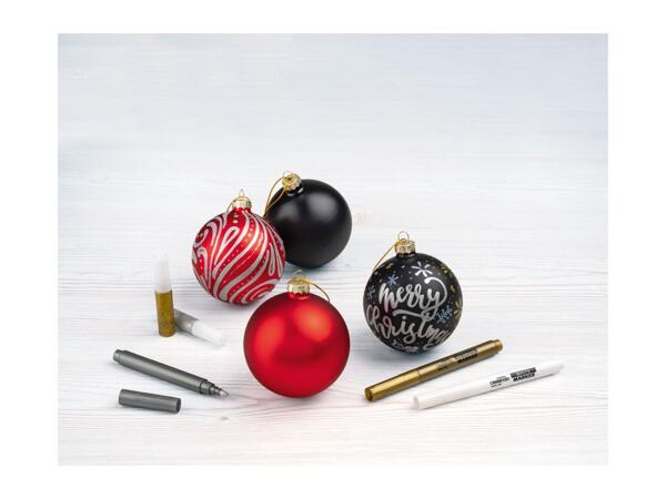 Crelando Paint Your Own Christmas Baubles Kit