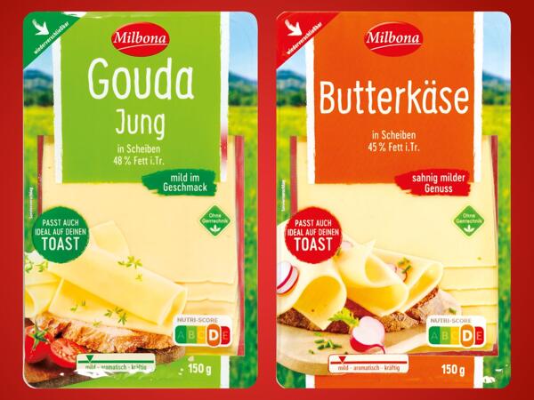 Käse in Scheiben