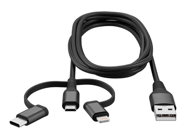 Silvercrest 3-in-1 Charging & Data Transfer Cable
