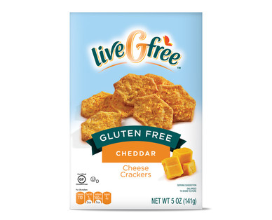 liveGfree Gluten Free Cheese Crackers