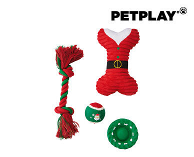 4pc Dog Toy Gift Pack