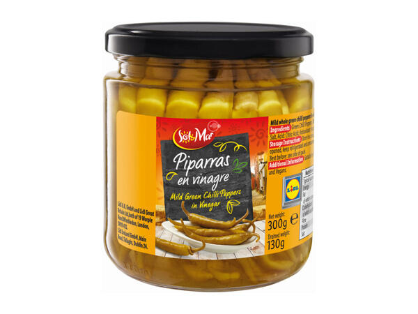 Sol & Mar Mild Green Chili in Vinegar
