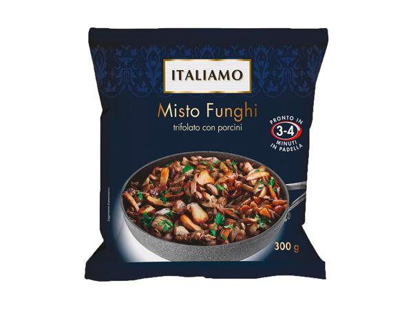 Mélange de champignons avec cèpes
