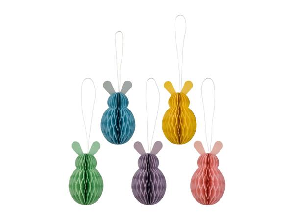 Livarno Home Paper Honeycomb Rabbits